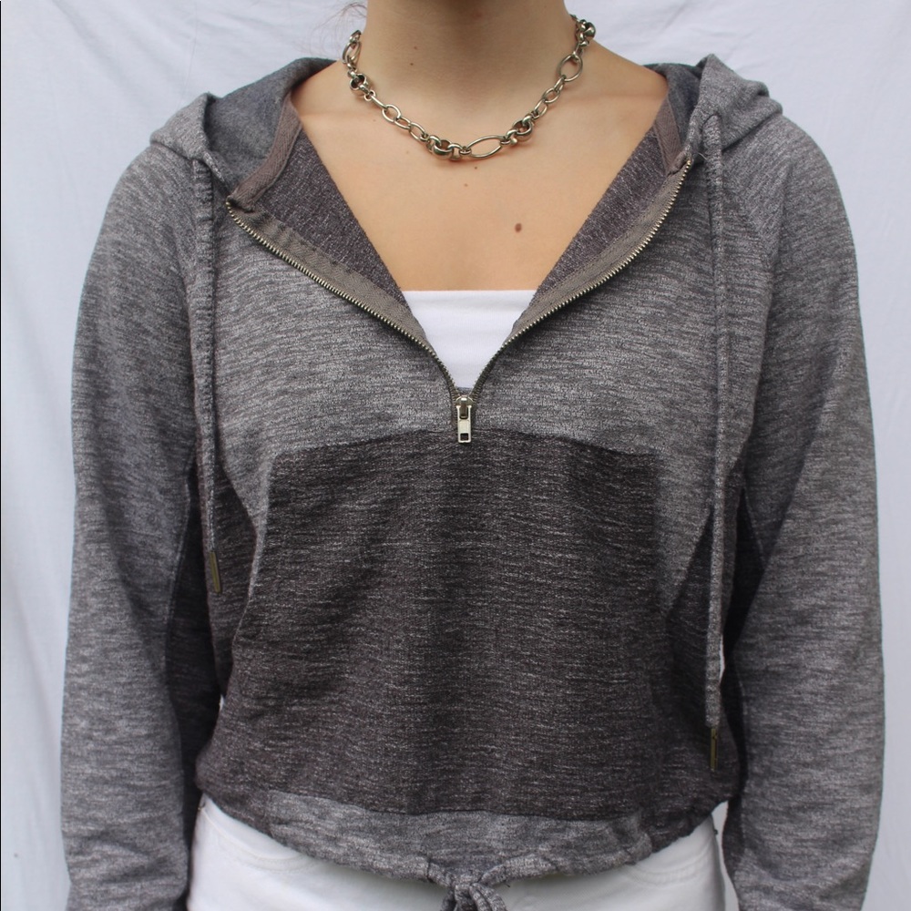 GARAGE-cropped hoodie